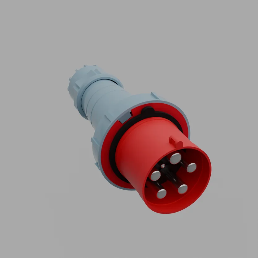 Вилка кабельная 125A 5p IP67 KONPAL (IMPERA)